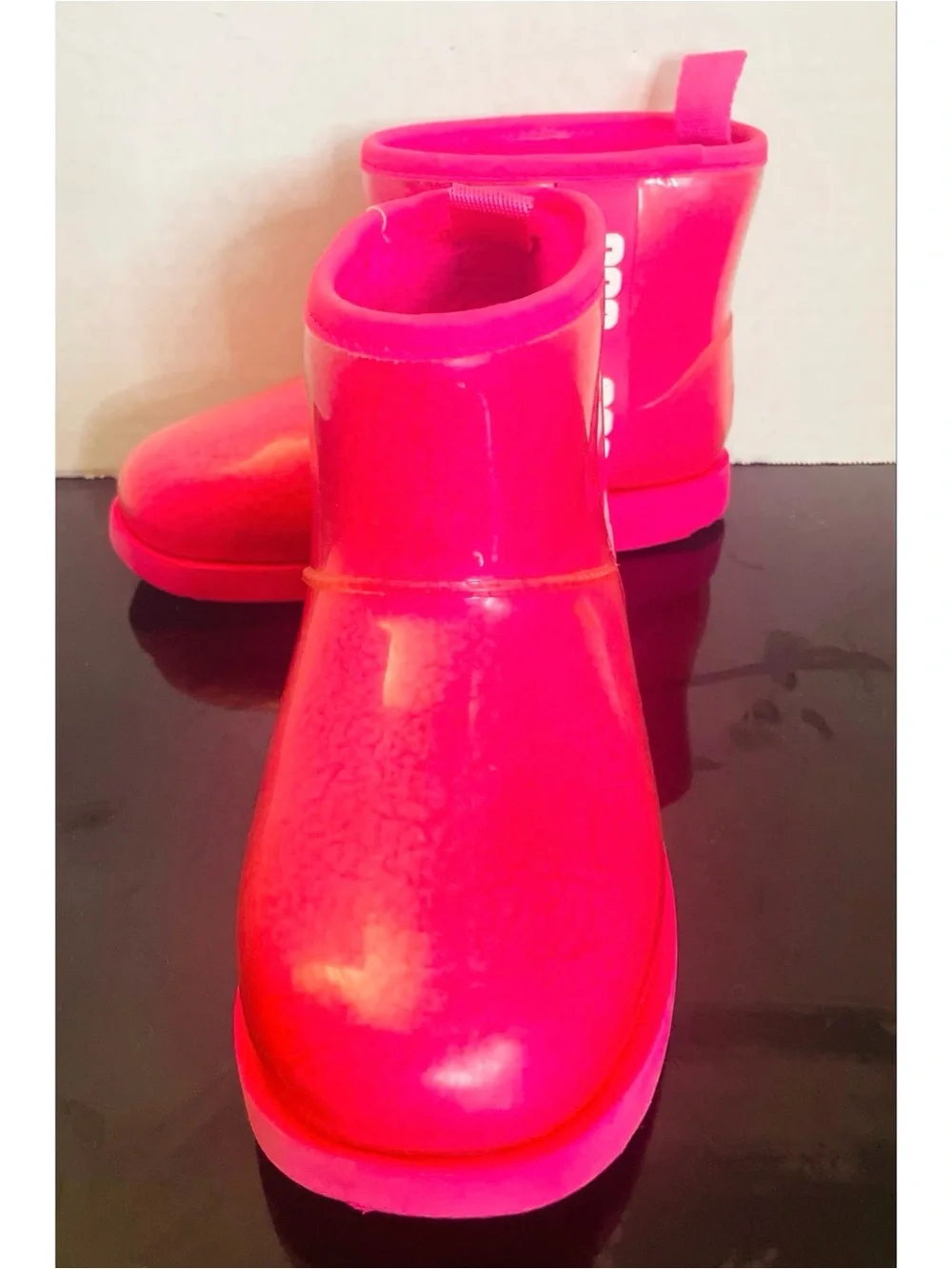 UGG Kids' Hot Pink Classic Rain Boots Size 3